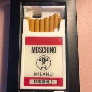 Moschino Cigarette Phone Case for IPhone 6/7/8 NWT